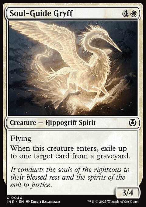 Soul-Guide Gryff, Innistrad Remastered #40, Magic: The Gathering card