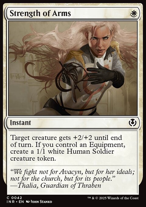 Strength of Arms, Innistrad Remastered #42, Magic: The Gathering card