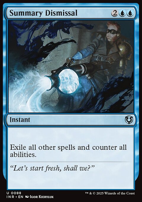 Summary Dismissal, Innistrad Remastered #88, Magic: The Gathering card