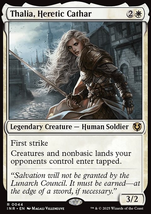 Thalia, Heretic Cathar, Innistrad Remastered #44, Magic: The Gathering card