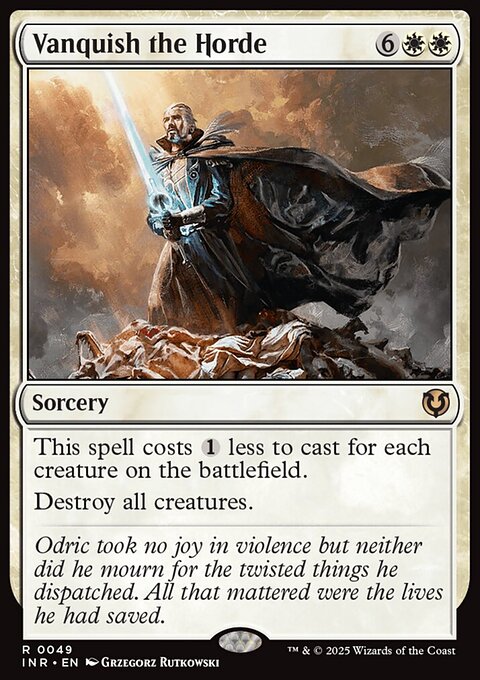 Vanquish the Horde, Innistrad Remastered #49, Magic: The Gathering card