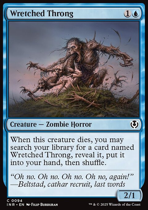 Wretched Throng, Innistrad Remastered #94, Magic: The Gathering card