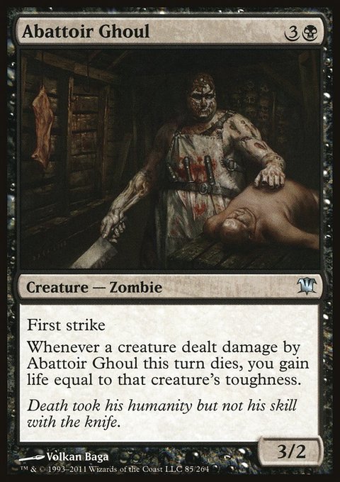 Abattoir Ghoul, Innistrad #85, Magic: The Gathering card