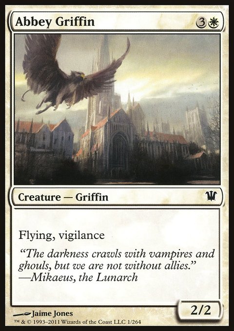 Abbey Griffin, Innistrad #1, Magic: The Gathering card