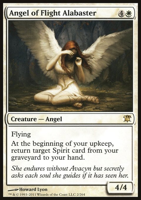 Angel of Flight Alabaster, Innistrad #2, Magic: The Gathering card