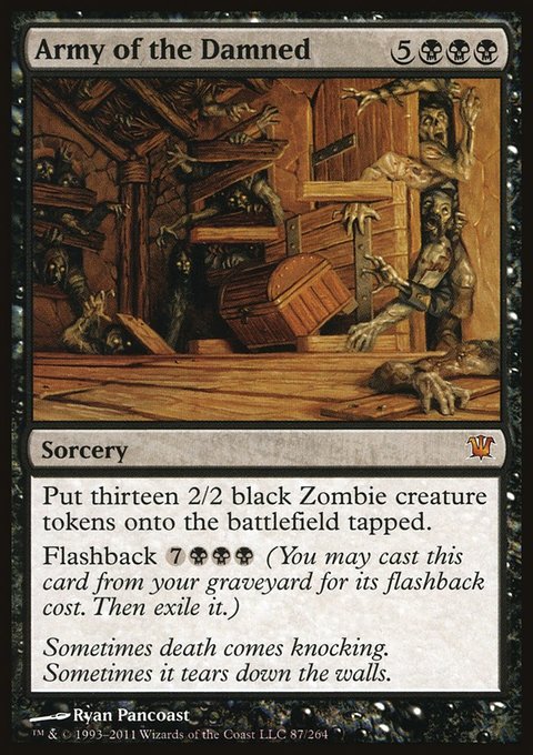 Army of the Damned, Innistrad #87, Magic: The Gathering card