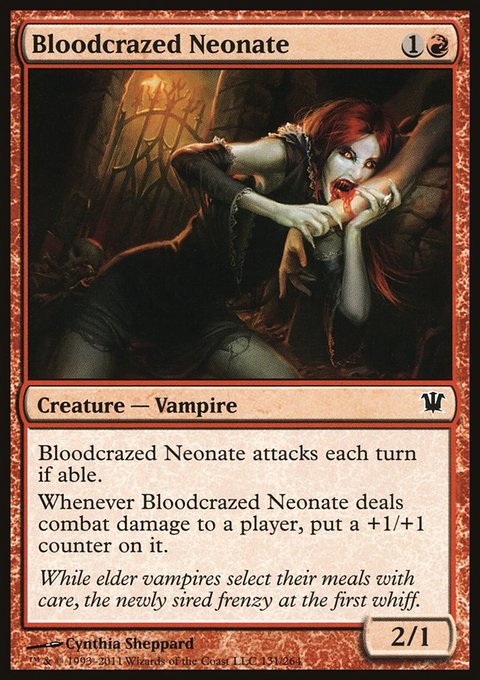 Bloodcrazed Neonate, Innistrad #131, Magic: The Gathering card