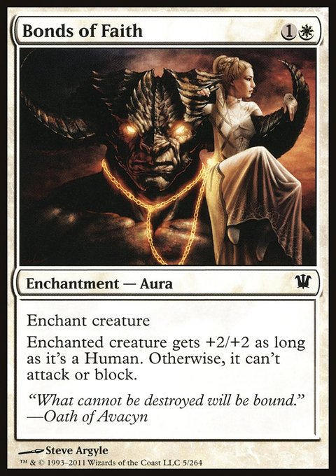 Bonds of Faith, Innistrad #5, Magic: The Gathering card