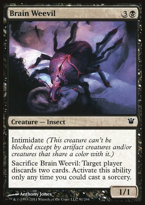 Brain Weevil, Innistrad #91, Magic: The Gathering card