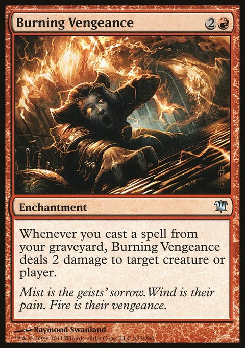 Burning Vengeance, Innistrad #133, Magic: The Gathering card