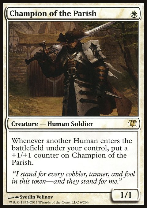 Champion of the Parish, Innistrad #6, Magic: The Gathering card