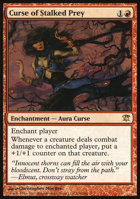 Curse of Stalked Prey, Innistrad #136, Magic: The Gathering card