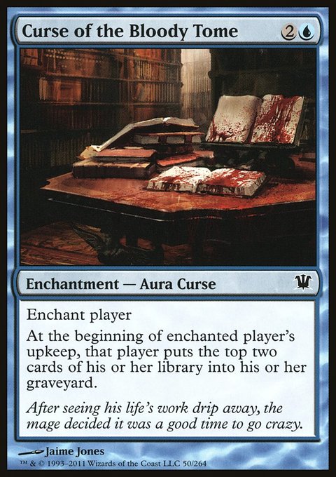 Curse of the Bloody Tome, Innistrad #50, Magic: The Gathering card