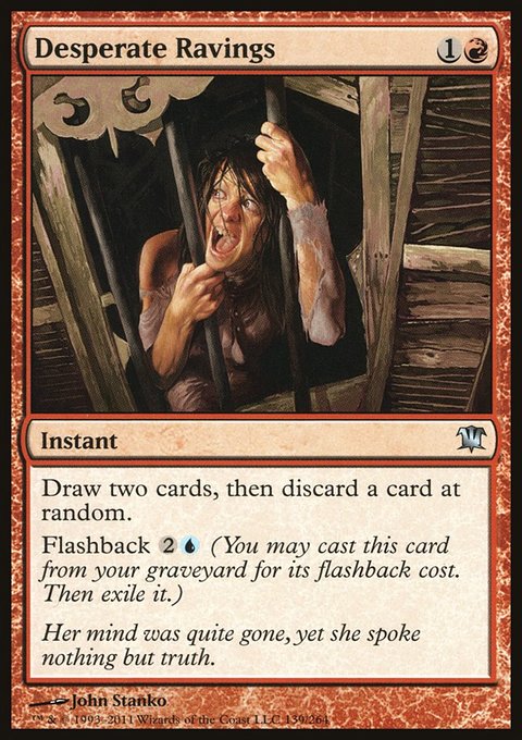 Desperate Ravings, Innistrad #139, Magic: The Gathering card