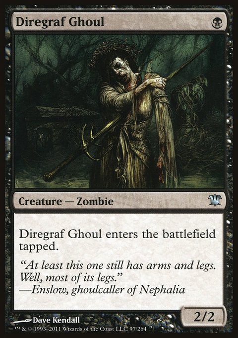 Diregraf Ghoul, Innistrad #97, Magic: The Gathering card