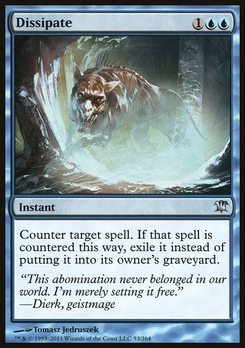 Dissipate, Innistrad #53, Magic: The Gathering card