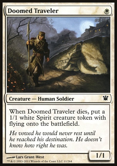 Doomed Traveler, Innistrad #11, Magic: The Gathering card
