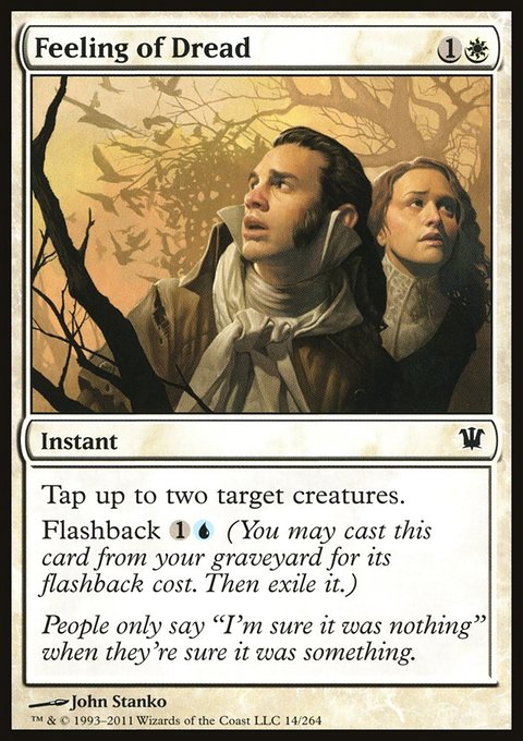 Feeling of Dread, Innistrad #14, Magic: The Gathering card