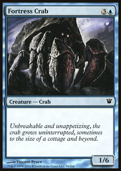 Fortress Crab, Innistrad #56, Magic: The Gathering card