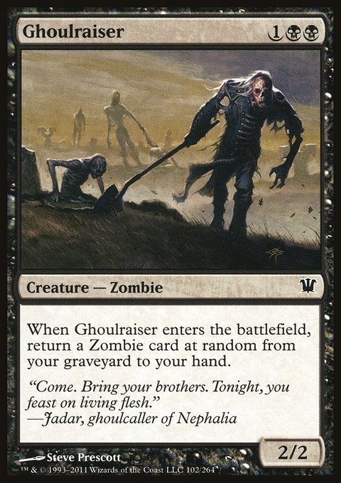 Ghoulraiser, Innistrad #102, Magic: The Gathering card