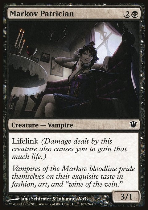 Markov Patrician, Innistrad #107, Magic: The Gathering card