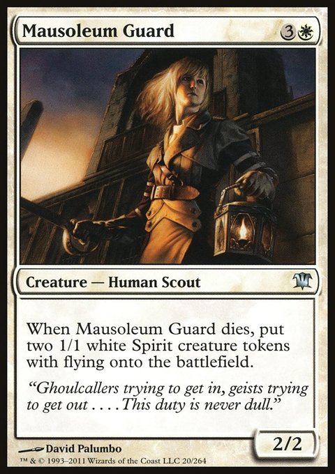 Mausoleum Guard, Innistrad #20, Magic: The Gathering card
