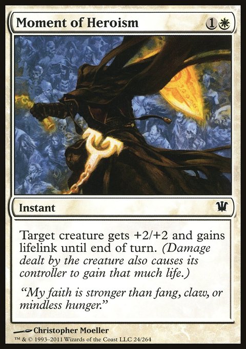 Moment of Heroism, Innistrad #24, Magic: The Gathering card