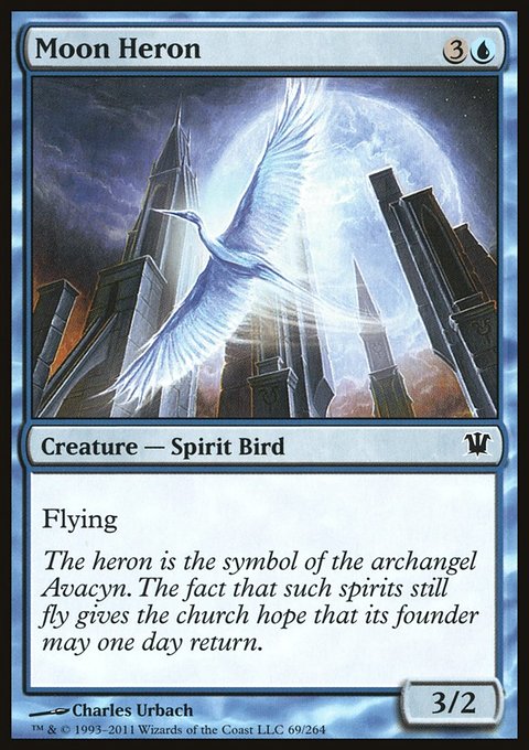Moon Heron, Innistrad #69, Magic: The Gathering card