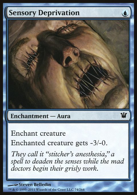 Sensory Deprivation, Innistrad #74, Magic: The Gathering card