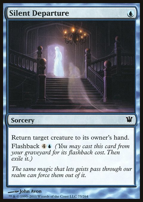 Silent Departure, Innistrad #75, Magic: The Gathering card