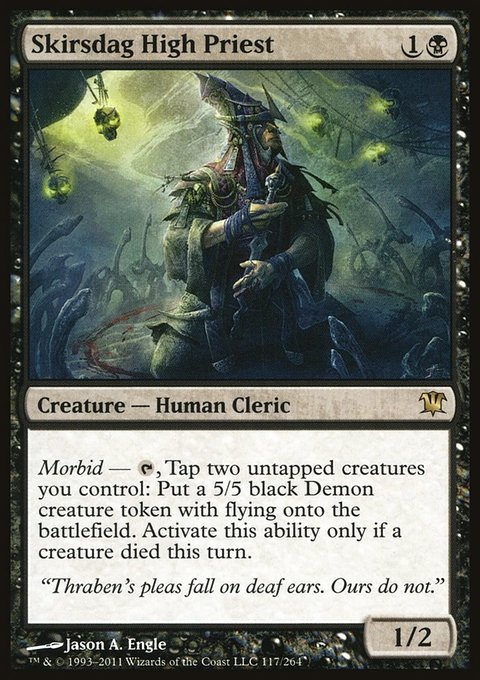 Skirsdag High Priest, Innistrad #117, Magic: The Gathering card