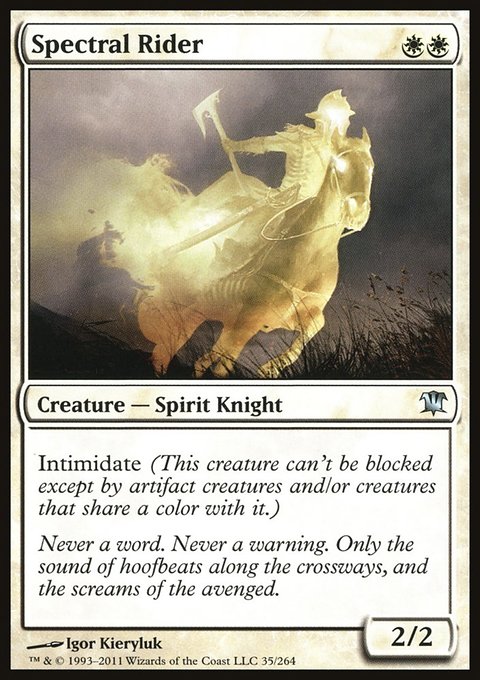 Spectral Rider, Innistrad #35, Magic: The Gathering card