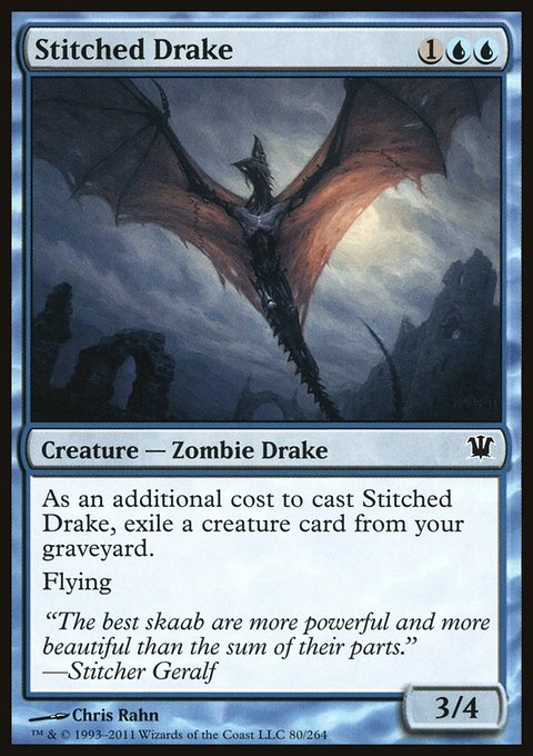 Stitched Drake, Innistrad #80, Magic: The Gathering card