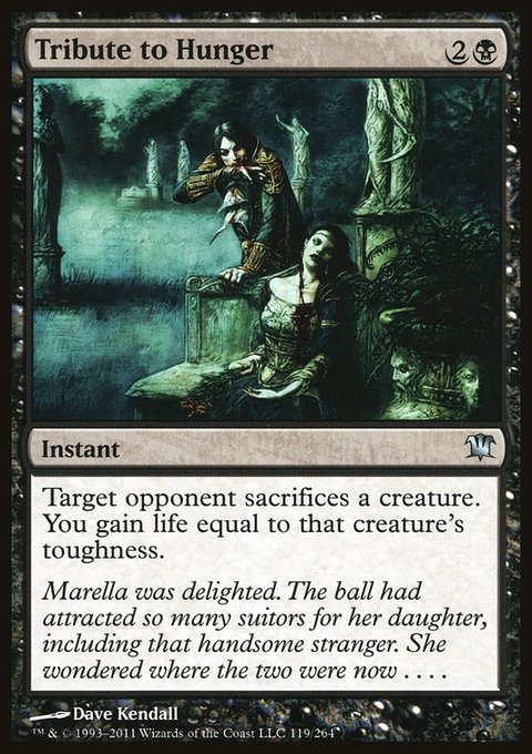 Tribute to Hunger, Innistrad #119, Magic: The Gathering card