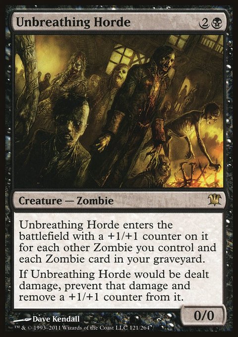 Unbreathing Horde, Innistrad #121, Magic: The Gathering card