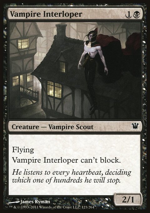 Vampire Interloper, Innistrad #123, Magic: The Gathering card