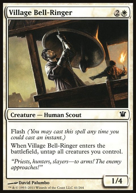 Village Bell-Ringer, Innistrad #41, Magic: The Gathering card