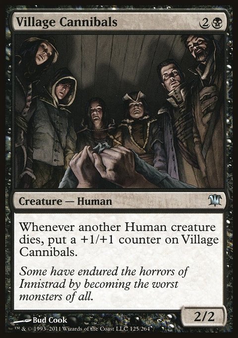 Village Cannibals, Innistrad #125, Magic: The Gathering card