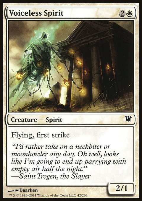 Voiceless Spirit, Innistrad #42, Magic: The Gathering card