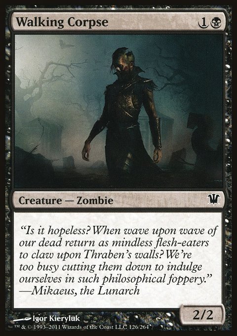 Walking Corpse, Innistrad #126, Magic: The Gathering card
