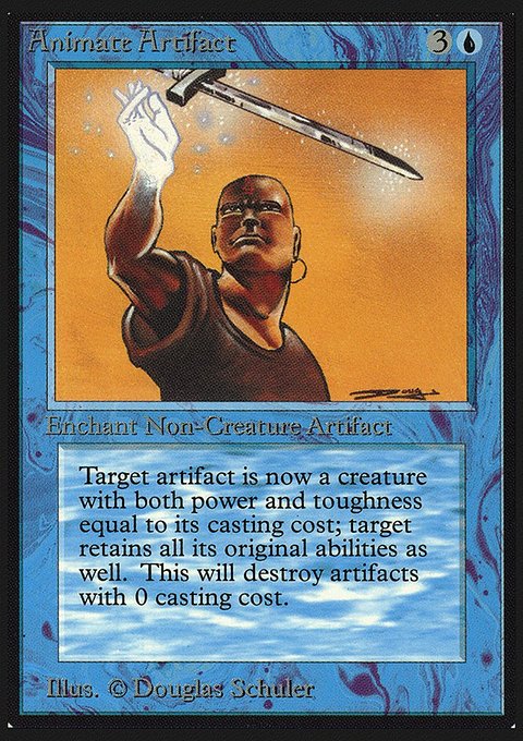 Animate Artifact, Intl. Collectors' Edition #49, Magic: The Gathering card