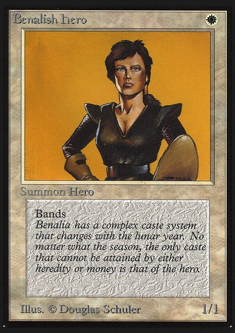Benalish Hero, Intl. Collectors' Edition #4, Magic: The Gathering card