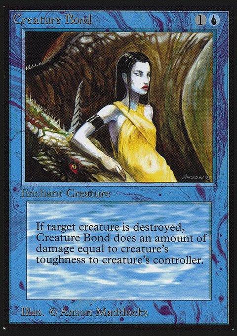 Creature Bond, Intl. Collectors' Edition #56, Magic: The Gathering card