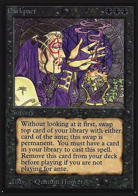 Darkpact, Intl. Collectors' Edition #100, Magic: The Gathering card