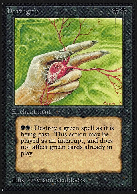 Deathgrip, Intl. Collectors' Edition #101, Magic: The Gathering card
