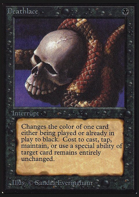 Deathlace, Intl. Collectors' Edition #102, Magic: The Gathering card