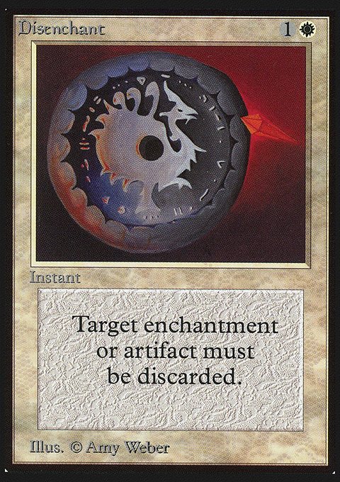 Disenchant, Intl. Collectors' Edition #19, Magic: The Gathering card