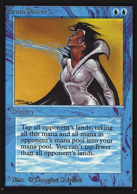 Drain Power, Intl. Collectors' Edition #57, Magic: The Gathering card