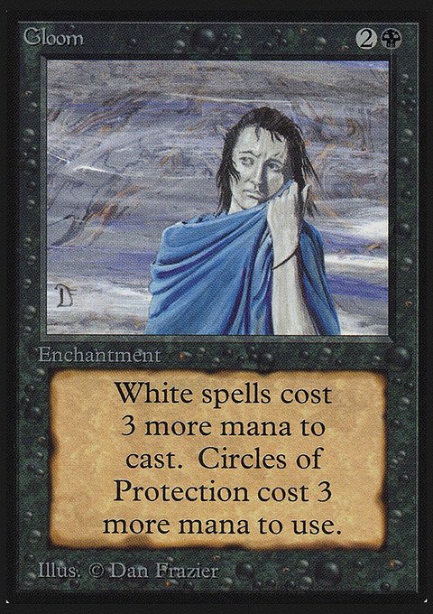 Gloom, Intl. Collectors' Edition #111, Magic: The Gathering card