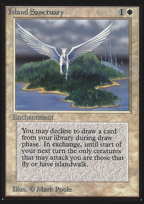 Island Sanctuary, Intl. Collectors' Edition #26, Magic: The Gathering card